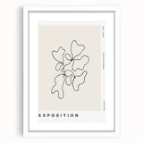 Minimalist Abstract Line Art: "Exposition" Modern Art Print