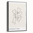 Minimalist Abstract Line Art: "Exposition" Modern Art Print
