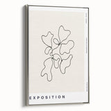 Minimalist Abstract Line Art: "Exposition" Modern Art Print
