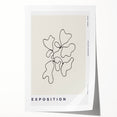 Minimalist Abstract Line Art: "Exposition" Modern Art Print