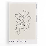 Minimalist Abstract Line Art: "Exposition" Modern Art Print