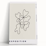 Minimalist Abstract Line Art: "Exposition" Modern Art Print