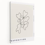 Minimalist Abstract Line Art: "Exposition" Modern Art Print