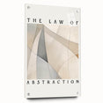 Minimalist Abstract Art: "The Law of Abstraction" Geometric Modern Print