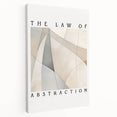 Minimalist Abstract Art: "The Law of Abstraction" Geometric Modern Print