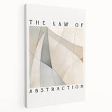 Minimalist Abstract Art: "The Law of Abstraction" Geometric Modern Print