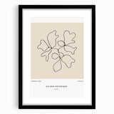 Minimalist Botanical Line Art: "Galerie Botanique No.01" Neutral Modern Print