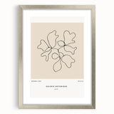 Minimalist Botanical Line Art: "Galerie Botanique No.01" Neutral Modern Print