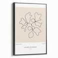 Minimalist Botanical Line Art: "Galerie Botanique No.01" Neutral Modern Print