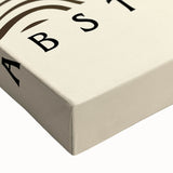 Minimalist Abstract Art: "The Law of Abstraction" Wavy Line Pattern