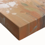 Minimalist Landscape Art: Warm Autumn Fields in Soft Abstract Tones