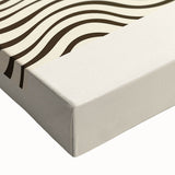 Minimalist Abstract Art: "Art is Always the Answer" Wavy Line Design