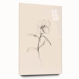 Minimalist Floral Wall Art – Modern Simple Line Art Prints for Home Decor