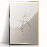 Minimalist Floral Wall Art – Modern Simple Line Art Prints for Home Decor