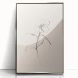 Minimalist Floral Wall Art – Modern Simple Line Art Prints for Home Decor