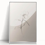 Minimalist Floral Wall Art – Modern Simple Line Art Prints for Home Decor