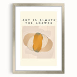 Minimalist Wall Art – Modern Abstract Art Print with Motivational Quote