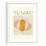 Minimalist Wall Art – Modern Abstract Art Print with Motivational Quote