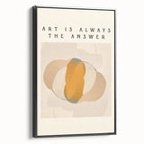 Minimalist Wall Art – Modern Abstract Art Print with Motivational Quote