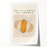 Minimalist Wall Art – Modern Abstract Art Print with Motivational Quote