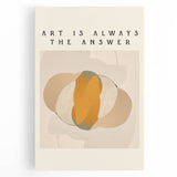 Minimalist Wall Art – Modern Abstract Art Print with Motivational Quote