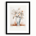 Minimalist Floral Wall Art – Modern Neutral Botanical Art Prints for Home Decor