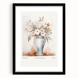 Minimalist Floral Wall Art – Modern Neutral Botanical Art Prints for Home Decor