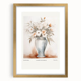 Minimalist Floral Wall Art – Modern Neutral Botanical Art Prints for Home Decor