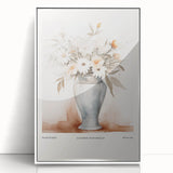 Minimalist Floral Wall Art – Modern Neutral Botanical Art Prints for Home Decor