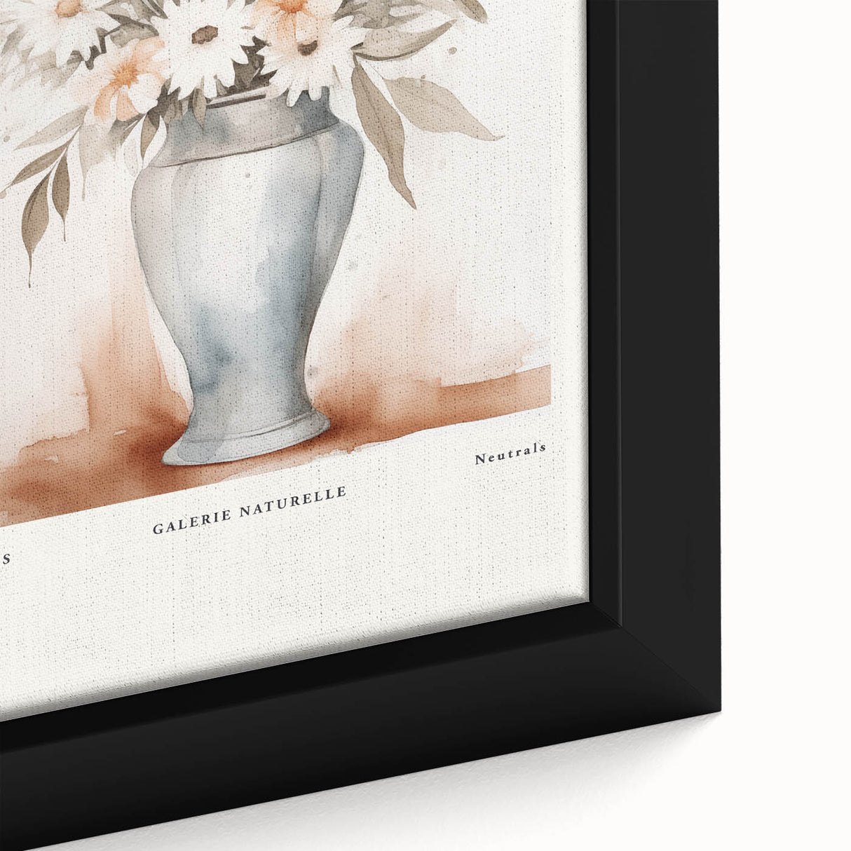 Minimalist Floral Wall Art – Modern Neutral Botanical Art Prints for Home Decor