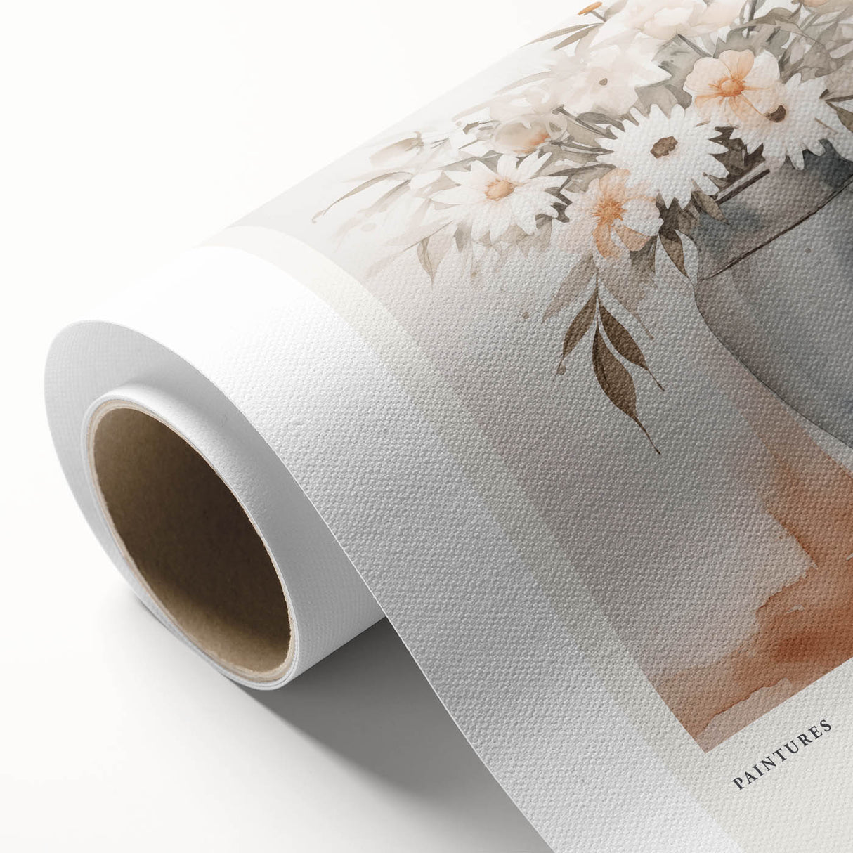 Minimalist Floral Wall Art – Modern Neutral Botanical Art Prints for Home Decor