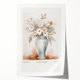 Minimalist Floral Wall Art – Modern Neutral Botanical Art Prints for Home Decor