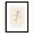 Minimalist Floral Wall Art – Simple Botanical Sketch Art for Modern Decor