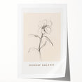 Minimalist Floral Wall Art – Simple Botanical Sketch Art for Modern Decor