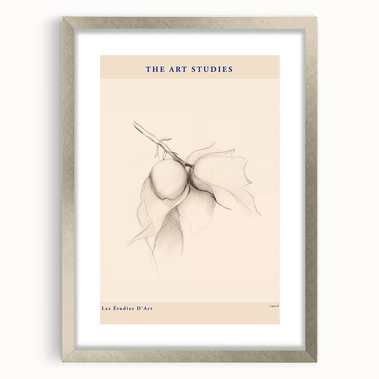 Minimalist Botanical Art – Elegant Sketch Art Print for Modern Home Decor