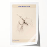 Minimalist Botanical Art – Elegant Sketch Art Print for Modern Home Decor