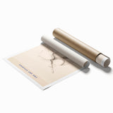 Minimalist Botanical Art – Elegant Sketch Art Print for Modern Home Decor