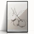 Minimalist Botanical Sketch – Modern Fruit Illustration Art for Home Decor