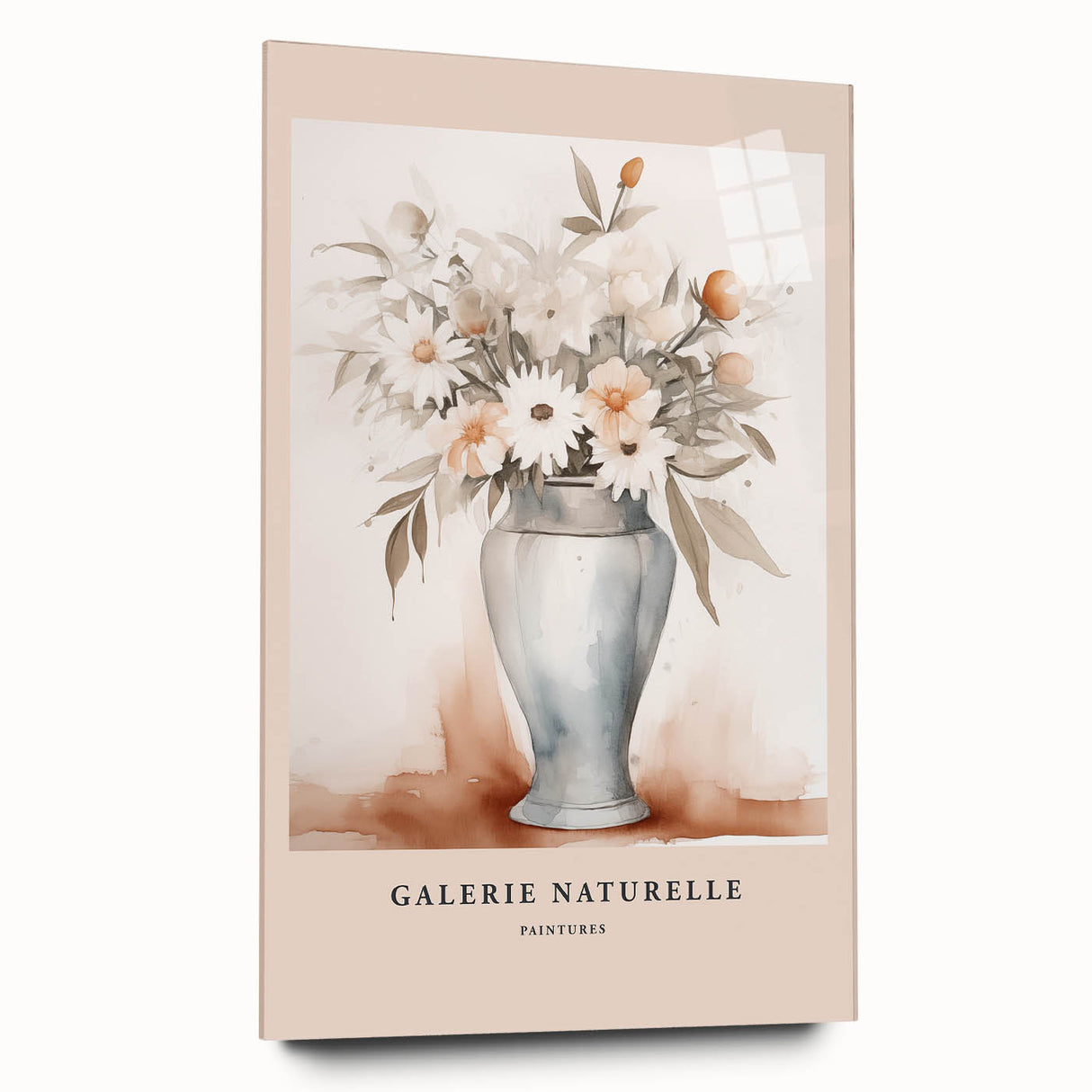 Minimalist Floral Vase Art – Elegant Botanical Wall Art for Modern Decor