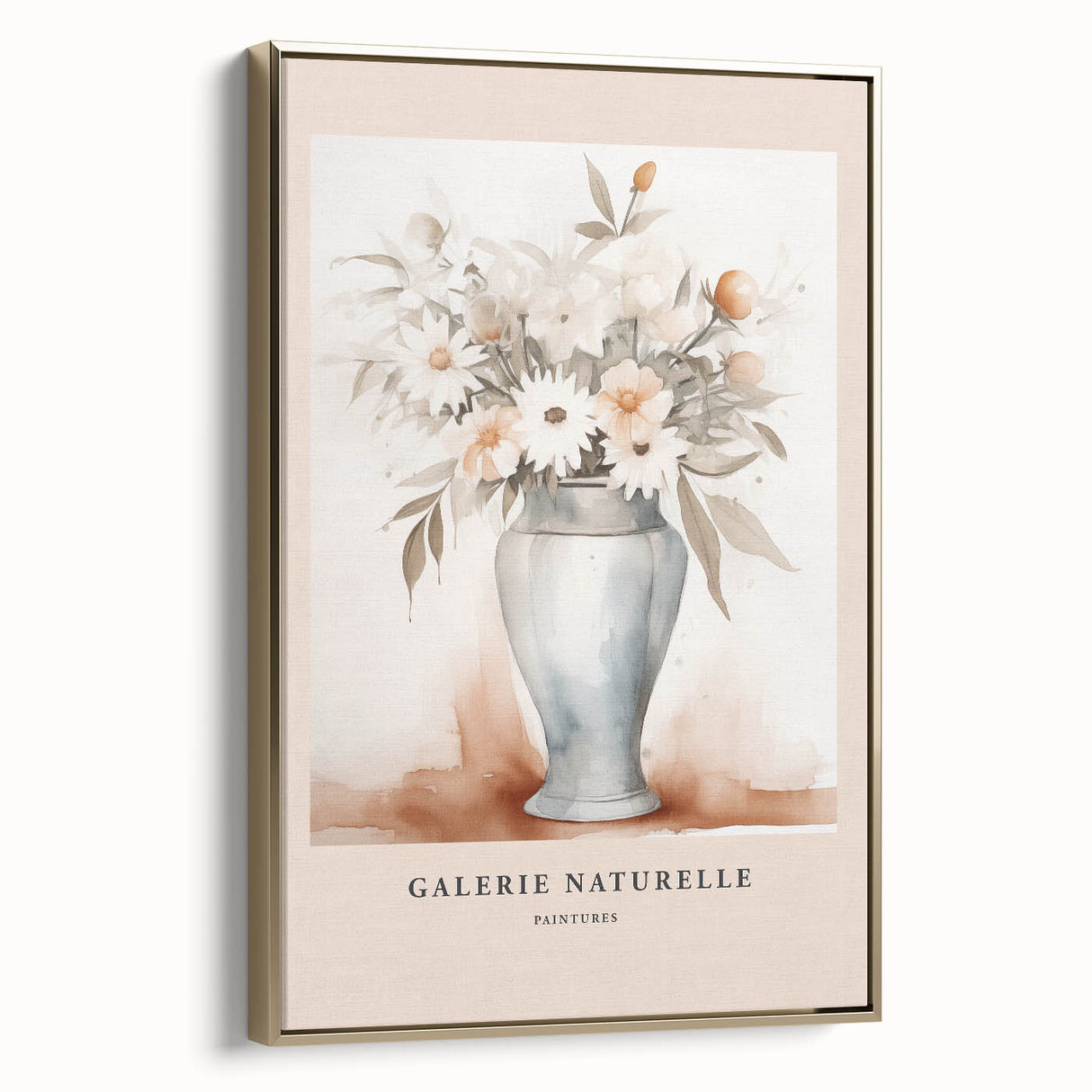 Minimalist Floral Vase Art – Elegant Botanical Wall Art for Modern Decor