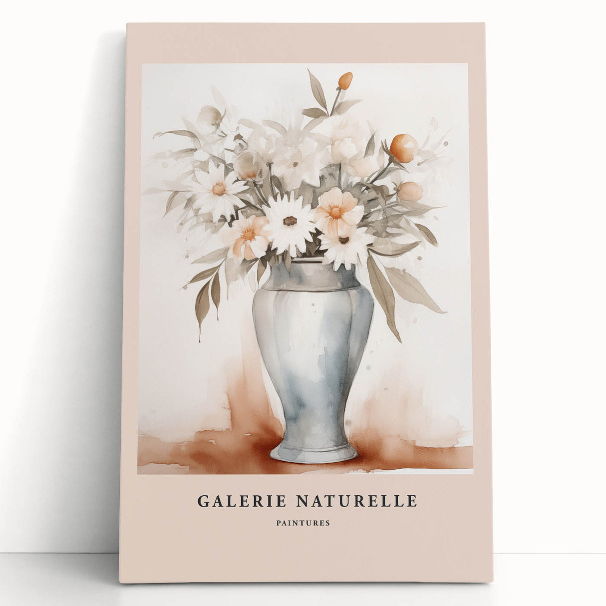 Minimalist Floral Vase Art – Elegant Botanical Wall Art for Modern Decor