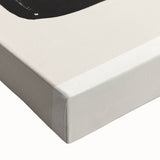 Minimalist Abstract Art – Bold Black and Beige Modern Wall Art for Home Decor