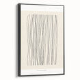Minimalist Line Art – Modern Black and Beige Abstract Wall Art for Home Decor