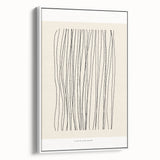 Minimalist Line Art – Modern Black and Beige Abstract Wall Art for Home Decor