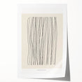 Minimalist Line Art – Modern Black and Beige Abstract Wall Art for Home Decor