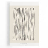 Minimalist Line Art – Modern Black and Beige Abstract Wall Art for Home Decor