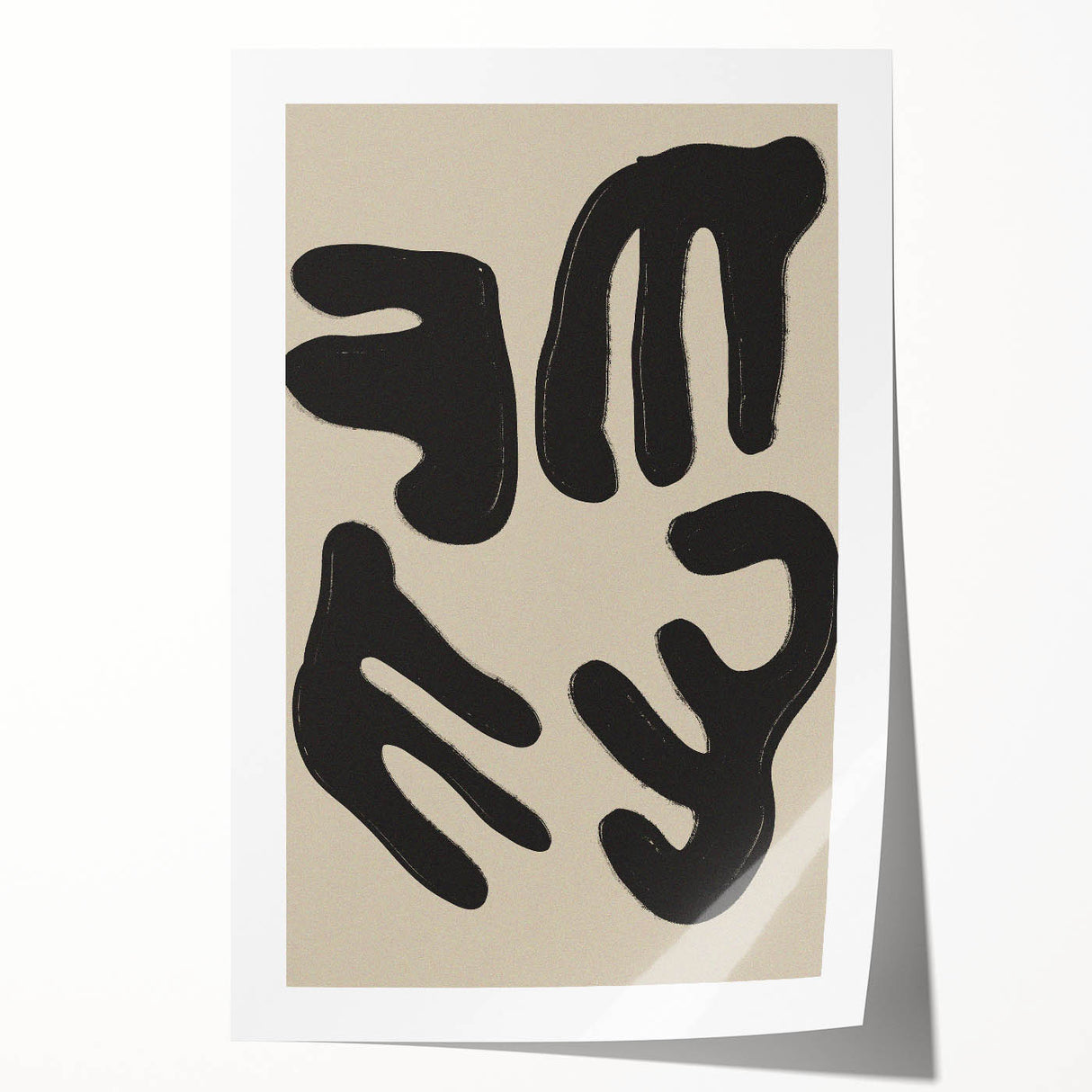 Minimalist Wall Art - Modern Clean Line Abstract Minimalist Art Prints