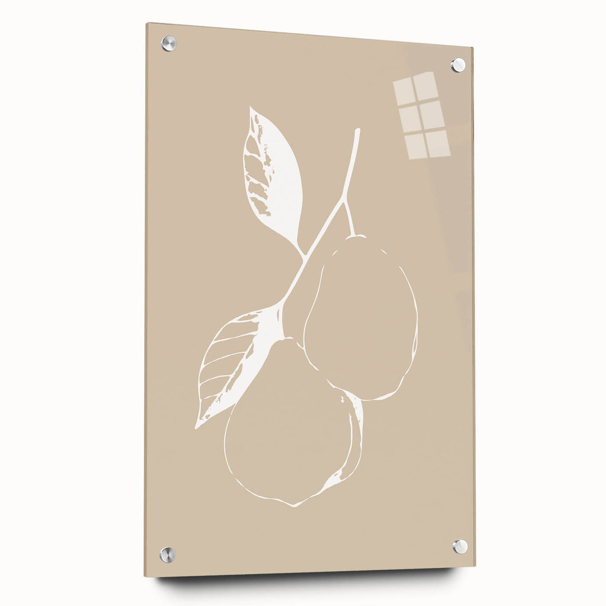 Minimalist Wall Art - Elegant Pear Design for Modern Home Decor