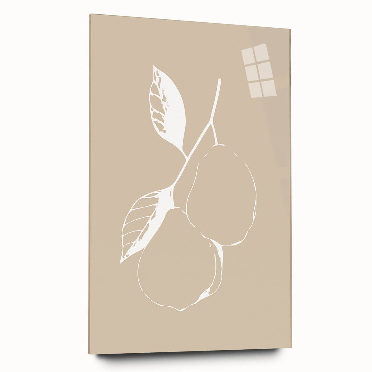 Minimalist Wall Art - Elegant Pear Design for Modern Home Decor