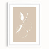 Minimalist Wall Art - Elegant Pear Design for Modern Home Decor